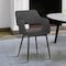 Armen Living Ariana Mid-Century Charcoal Open Back Dining Accent Chair LCARCHBLCH - alternate 5